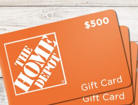 Win a $500 Home Depot Gift Card