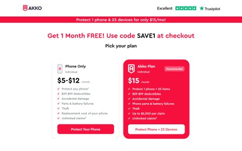 AKKO Coupon Code: Device Insurance Deal