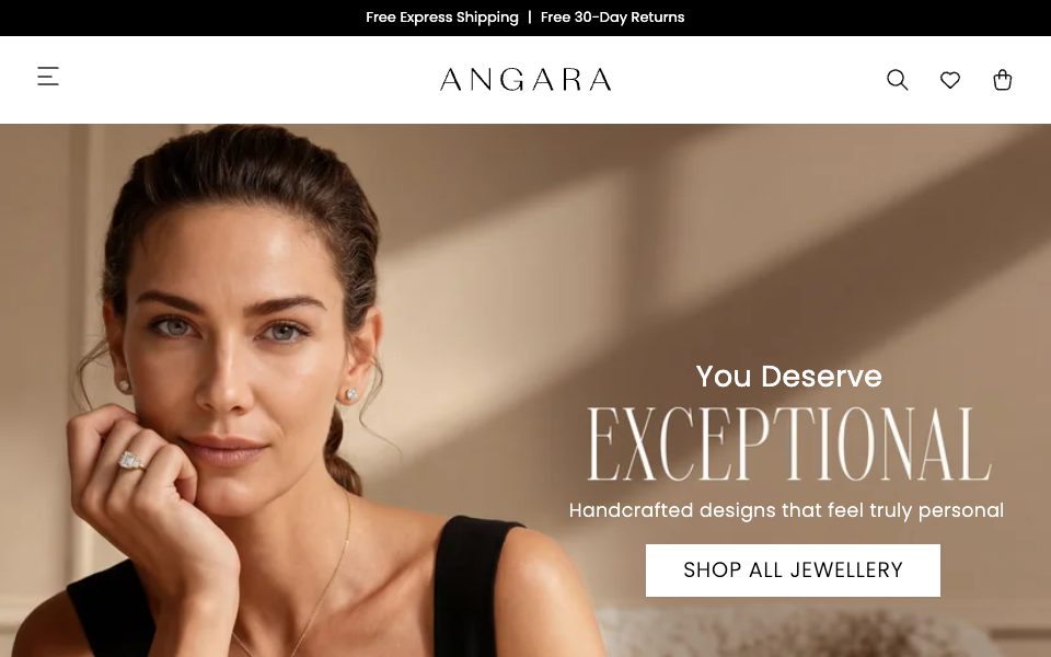 Angara Coupon: 15% Off Fine Jewellery