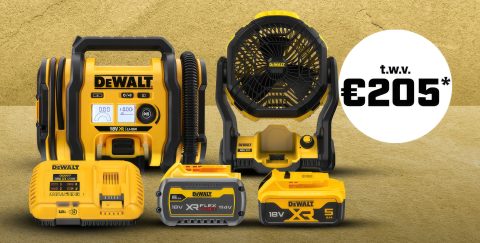 DeWALT Koop & Krijg: Gratis Cadeau bij Tuinmachines