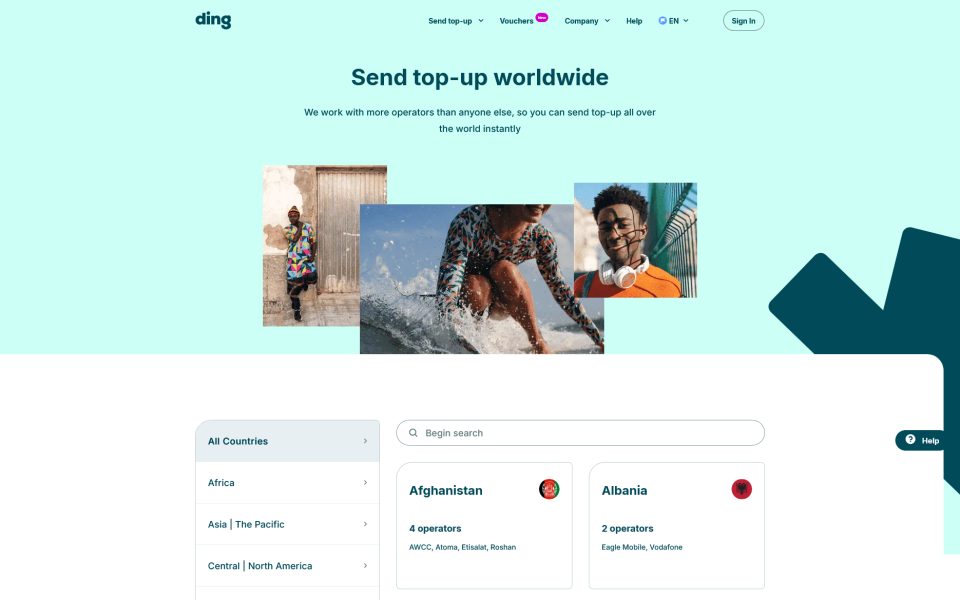 Ding Coupon: 10% Off International Mobile Top-Up