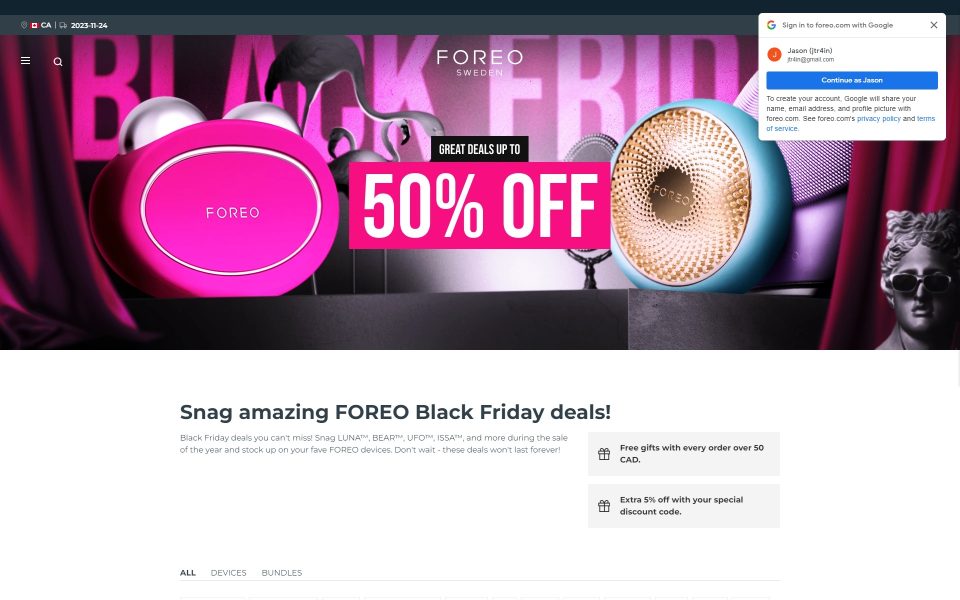 FOREO Coupon: 30% Off Beauty-Tech Devices