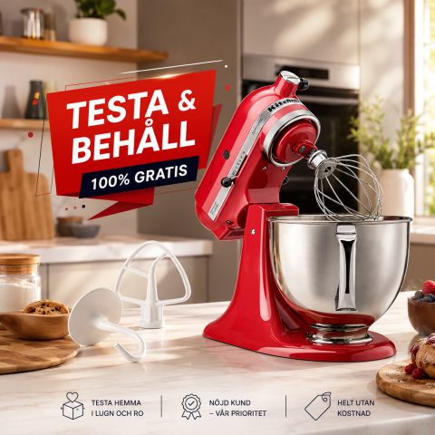 Testa & behåll en KitchenAid Artisan-mixer