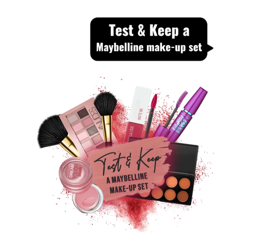 Test & Keep a Maybelline Make-up Set