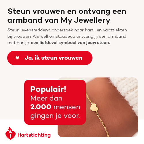 Ontvang een My Jewellery armband als dank voor je steun