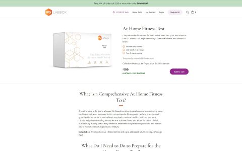 myLAB Box Coupon: 15% Off At-Home Health Tests