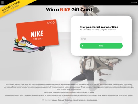 Win a $500 Nike Gift Card