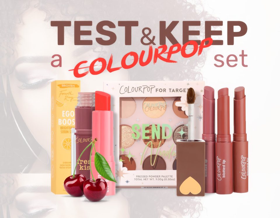 Test & Keep a ColourPop Makeup Set
