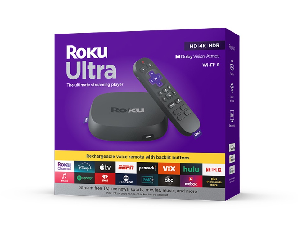 Test & Keep a Roku Ultra ($100)