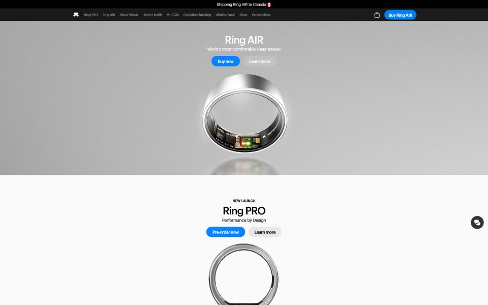 Ultrahuman Korting: 10% op de Smart Ring