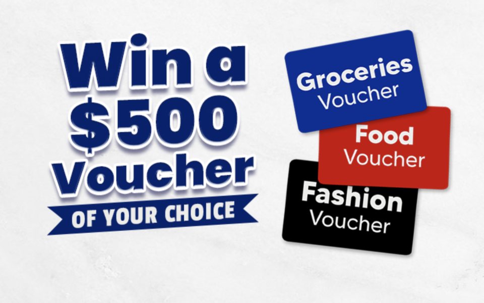 Win a $500 Voucher of Your Choice