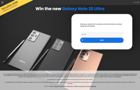 Win a Samsung Galaxy Note 20 Ultra