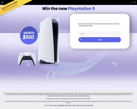 Win a PlayStation 5 (worth $500)